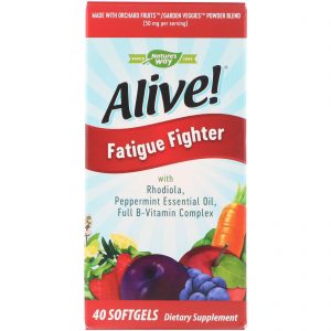 Comprar Nature's Way, Alive!, Combate a Fadiga, 40 Cápsulas Gelatinosas