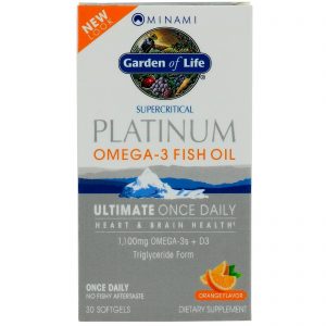 Comprar Minami Nutrition, Mais EPA Platina, Definitivo, Uma Vez ao Dia, Fórmula Ômega 3 + D3, Sabor Laranja, 30 cápsulas gel