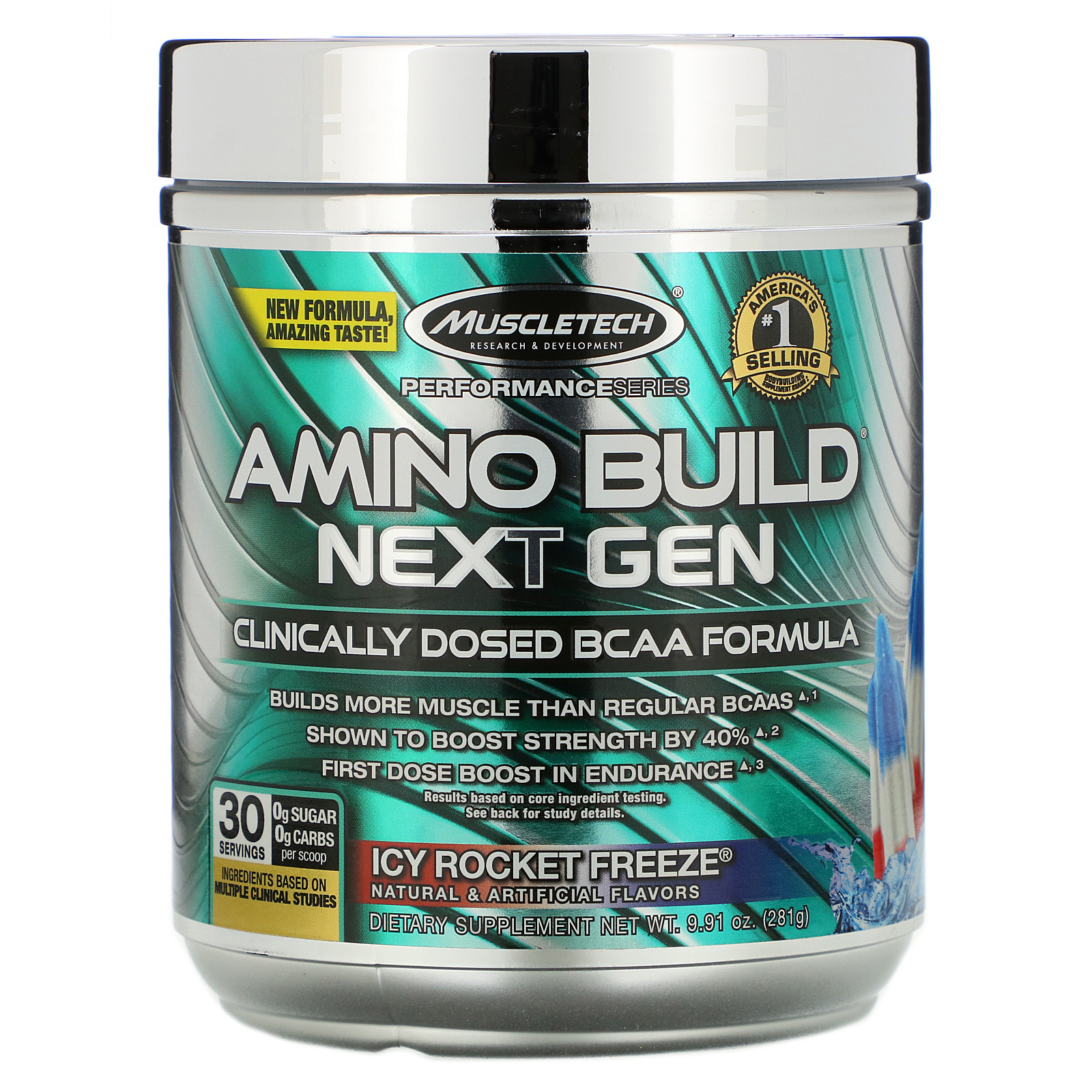 Comprar Muscletech, Amino Build Next Gen, Icy Rocket Freeze, 9.73 oz (276 g)