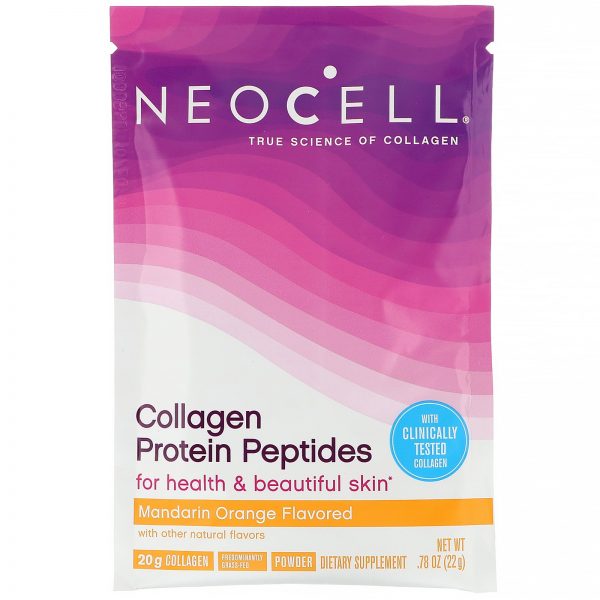 Comprar Neocell, Peptídeos de Proteína de Colágeno, Tangerina e Laranja, 16 Envelopes, 22 g (0,78 oz) Cada - Imagem 4
