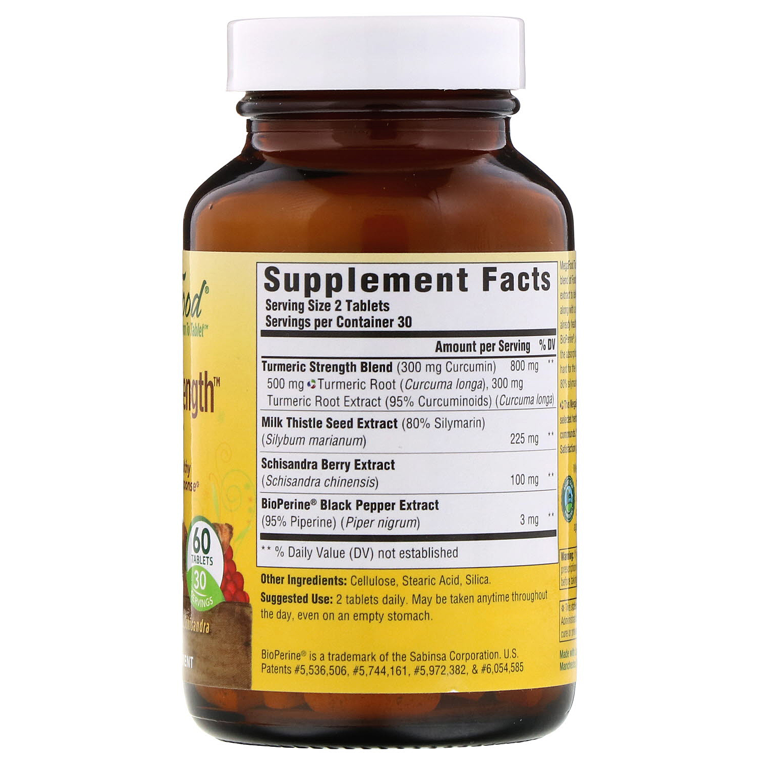 Comprar MegaFood, Turmeric Strength for Liver, 60 Tablets - Imagem 2