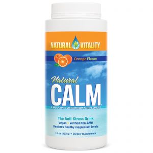 Comprar Natural Vitality, Natural Calm, Bebida Antiestresse, Sabor de Laranja Orgânica, 453 g (16 oz)