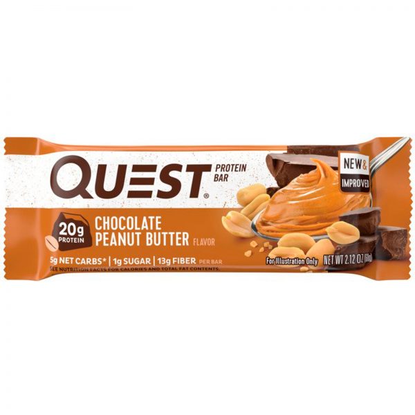 Comprar Quest Nutrition, Barra de Proteínas, Manteiga de Amendoim e Chocolate, 12 Barras, 60 g (2,12 oz) Cada - Imagem 4
