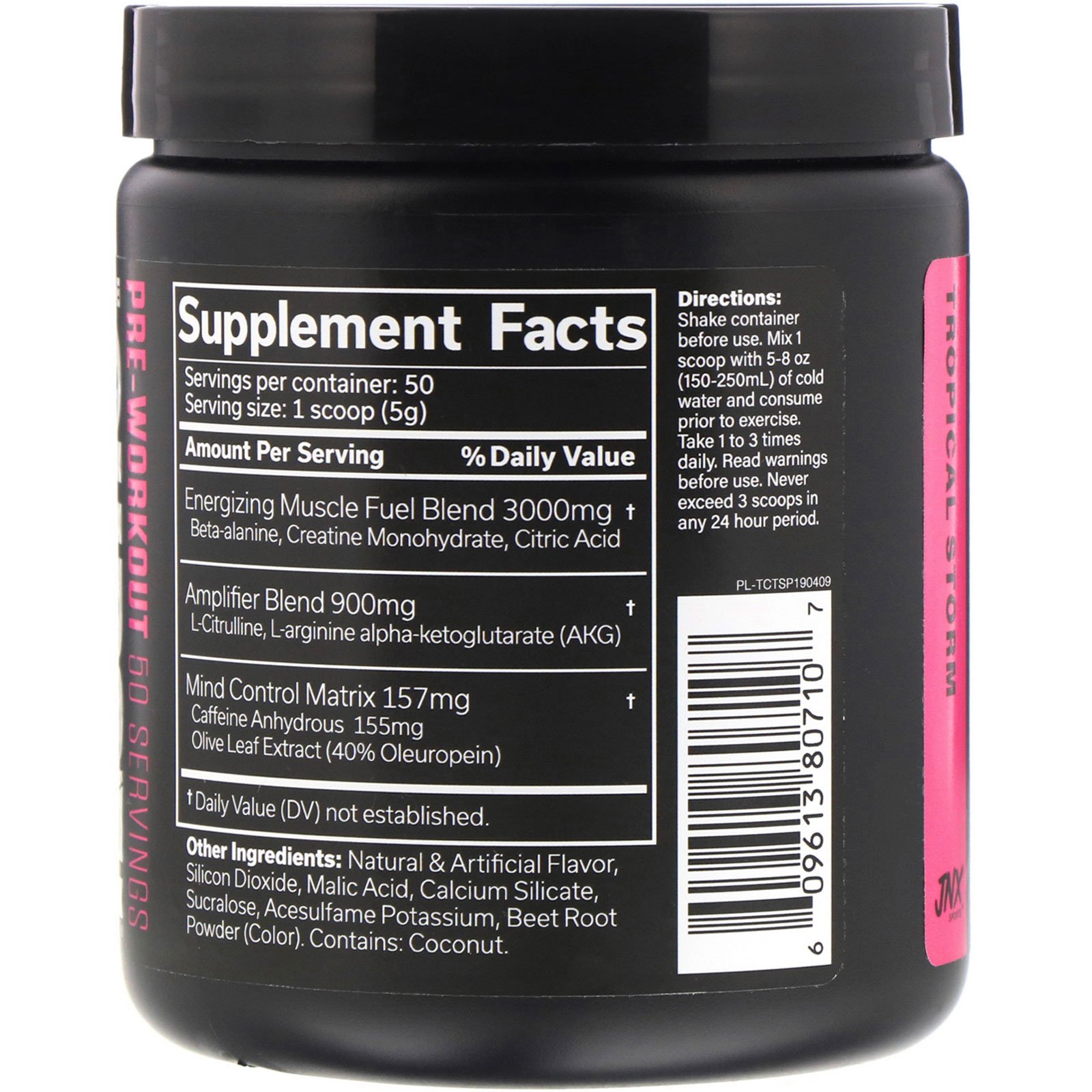 Comprar JNX Sports, The Curse, Pré-Treino, Tempestade Tropical, 250 g (8,8 oz) - Imagem 2