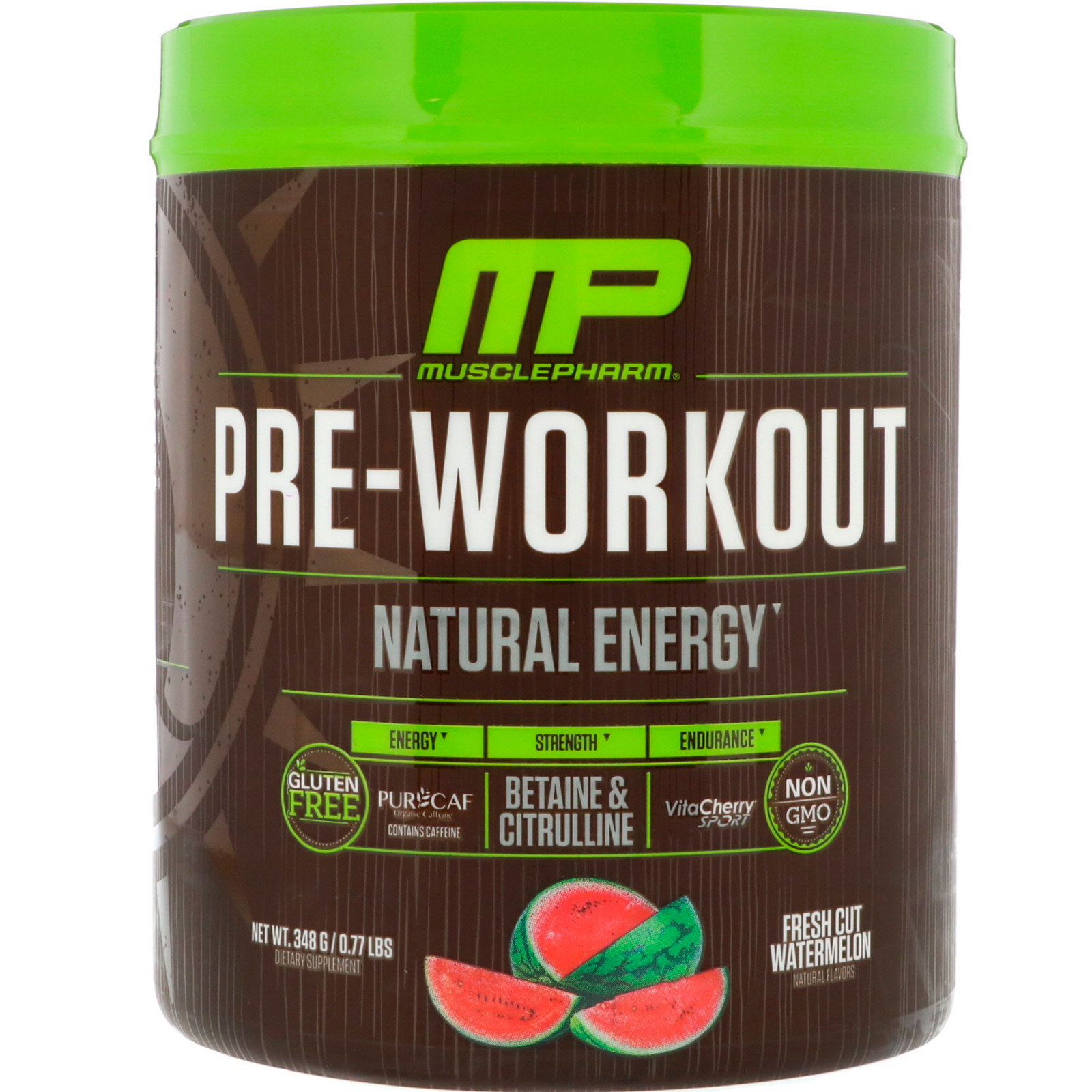 Comprar MusclePharm, Pré-Treino, Melancia Fresca, 0,77 lbs (348 g)