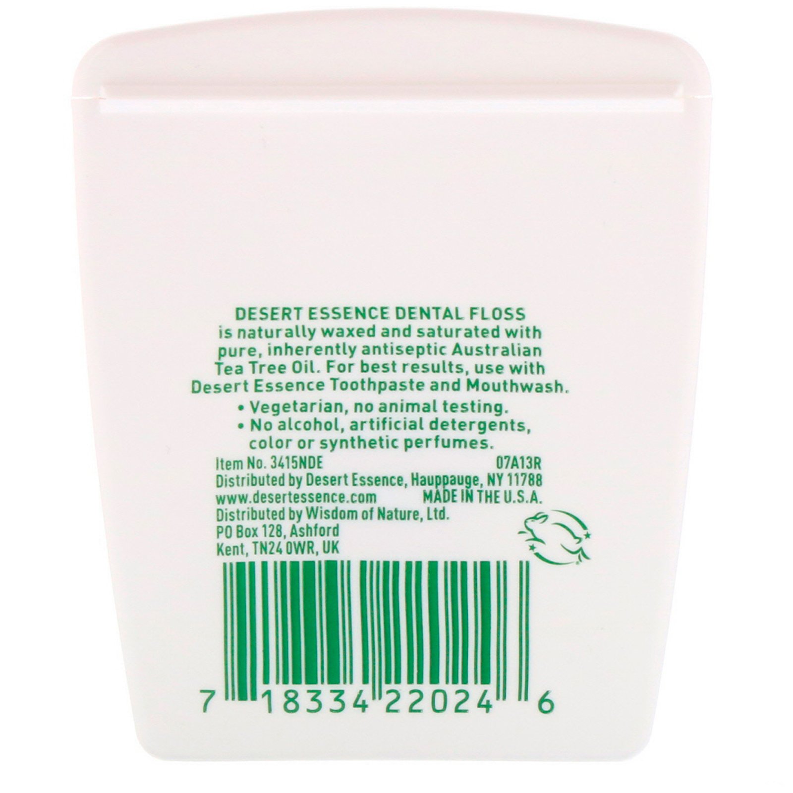 Comprar Desert Essence, Fio Dental de Óleo da Árvore do Chá, Encerado, 45,7 m (50 Jardas) - Imagem 2