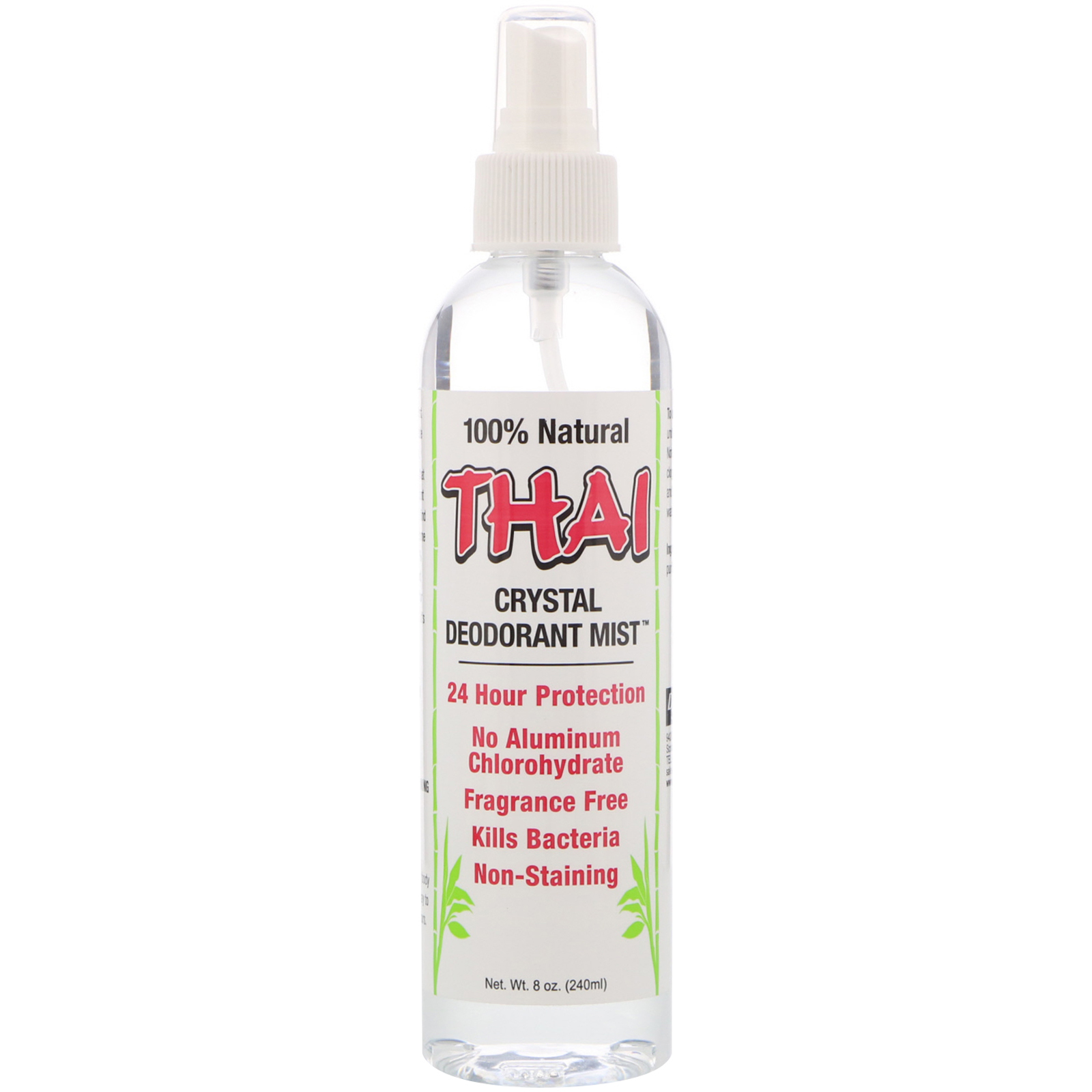 Comprar Thai Deodorant Stone, Crystal Deodorant Mist, 240 ml (8 oz)