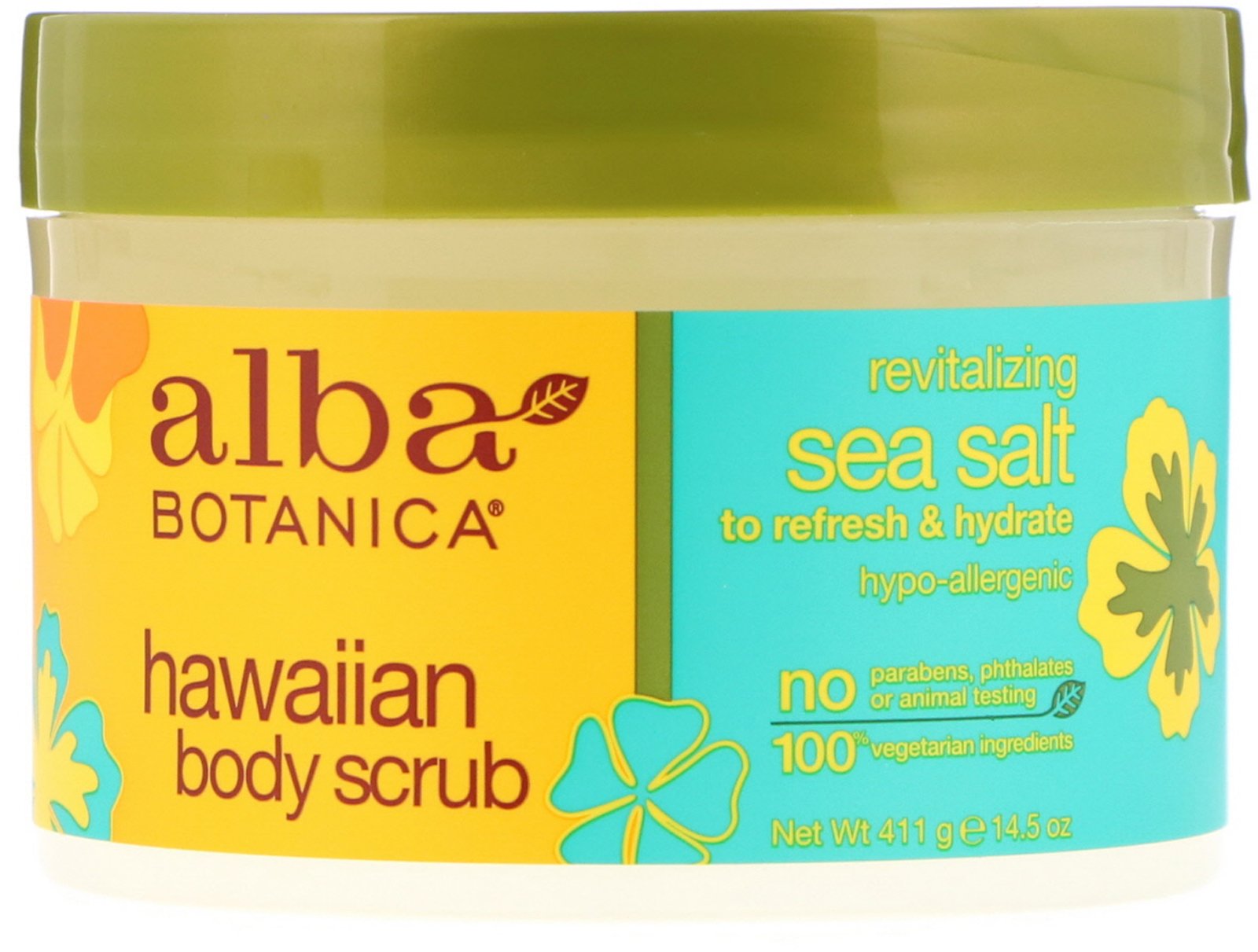 Comprar Alba Botanica, Esfoliação Corporal Havaiana, 411 g (14,5 oz)