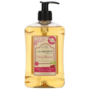 Comprar A La Maison de Provence, Sabonete Líquido para Mãos e Corpo, Cherry Blossom (flor de cereja), 16,9 fl oz (500 ml)