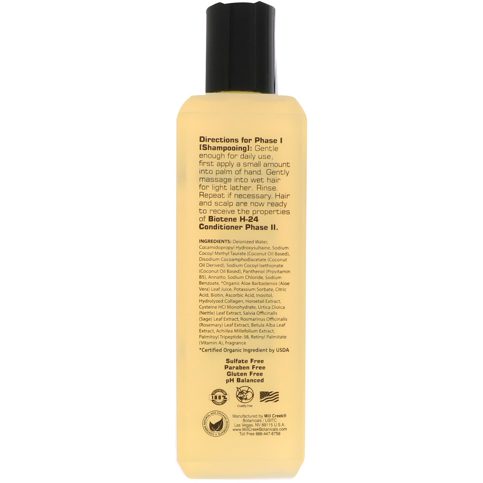 Comprar Biotene H-24, Shampoo Natural com Biotina e Peptídeos, Fase I, 8,5 fl oz (250 ml) - Imagem 2