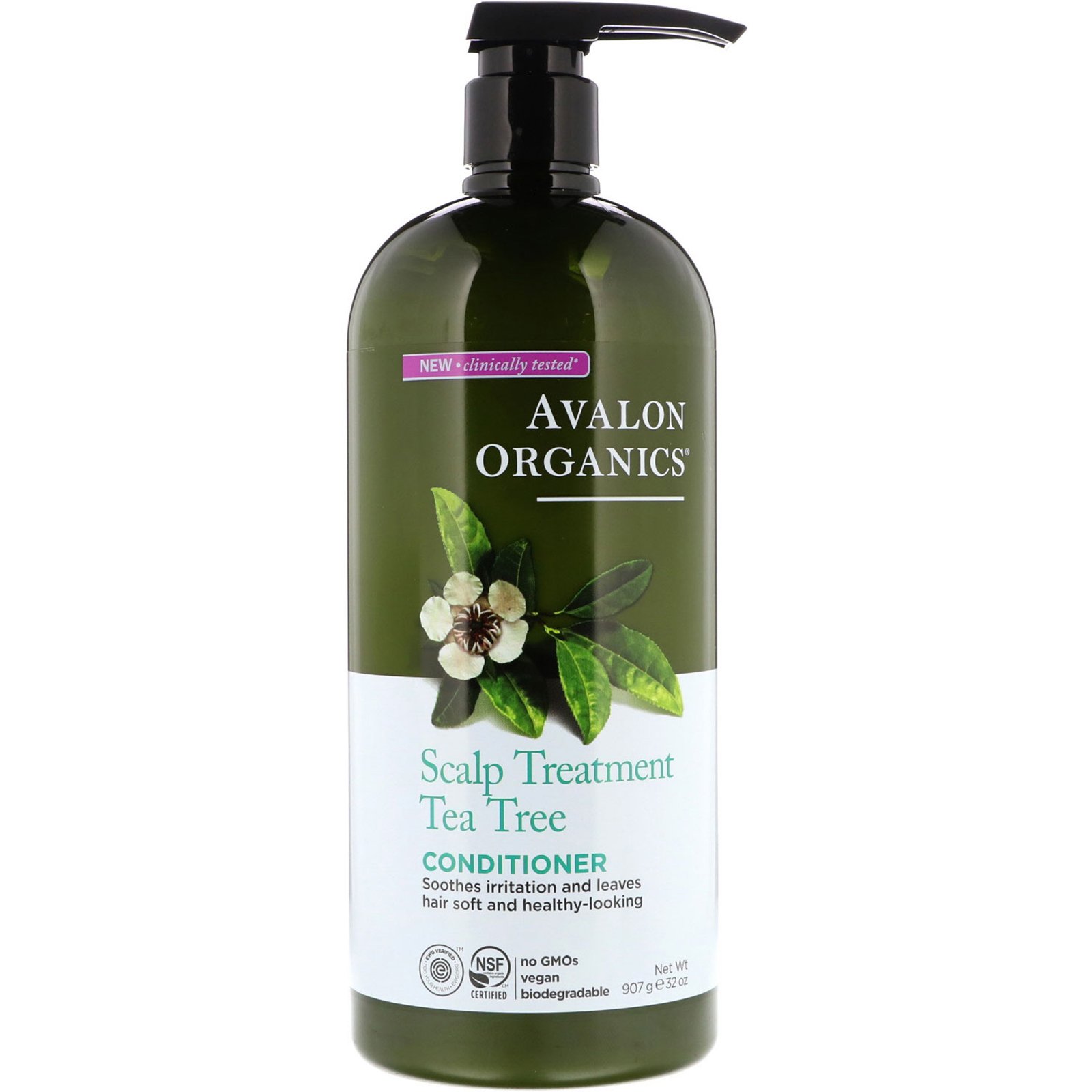 Comprar Avalon Organics, Condicionador, Tratamento para o Couro Cabeludo, Árvore do Chá, 32 oz (907g)