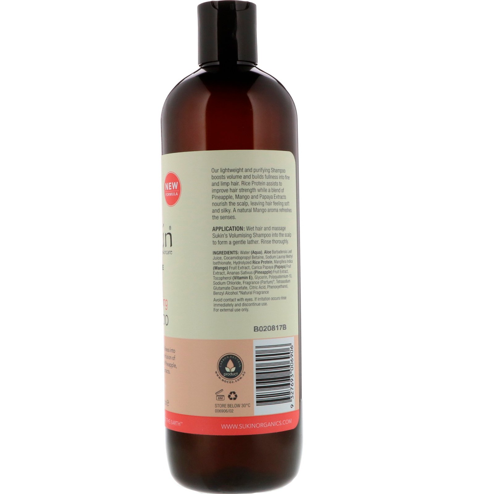 Comprar Sukin, Volumising Shampoo, Fine and Limp Hair, 16.9 fl oz (500 ml) - Imagem 2