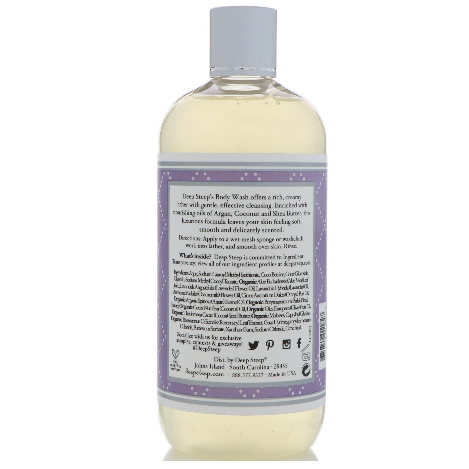 Comprar Deep Steep, Sabonete Líquido, Lavanda - Camomila - 503 ml - Imagem 2