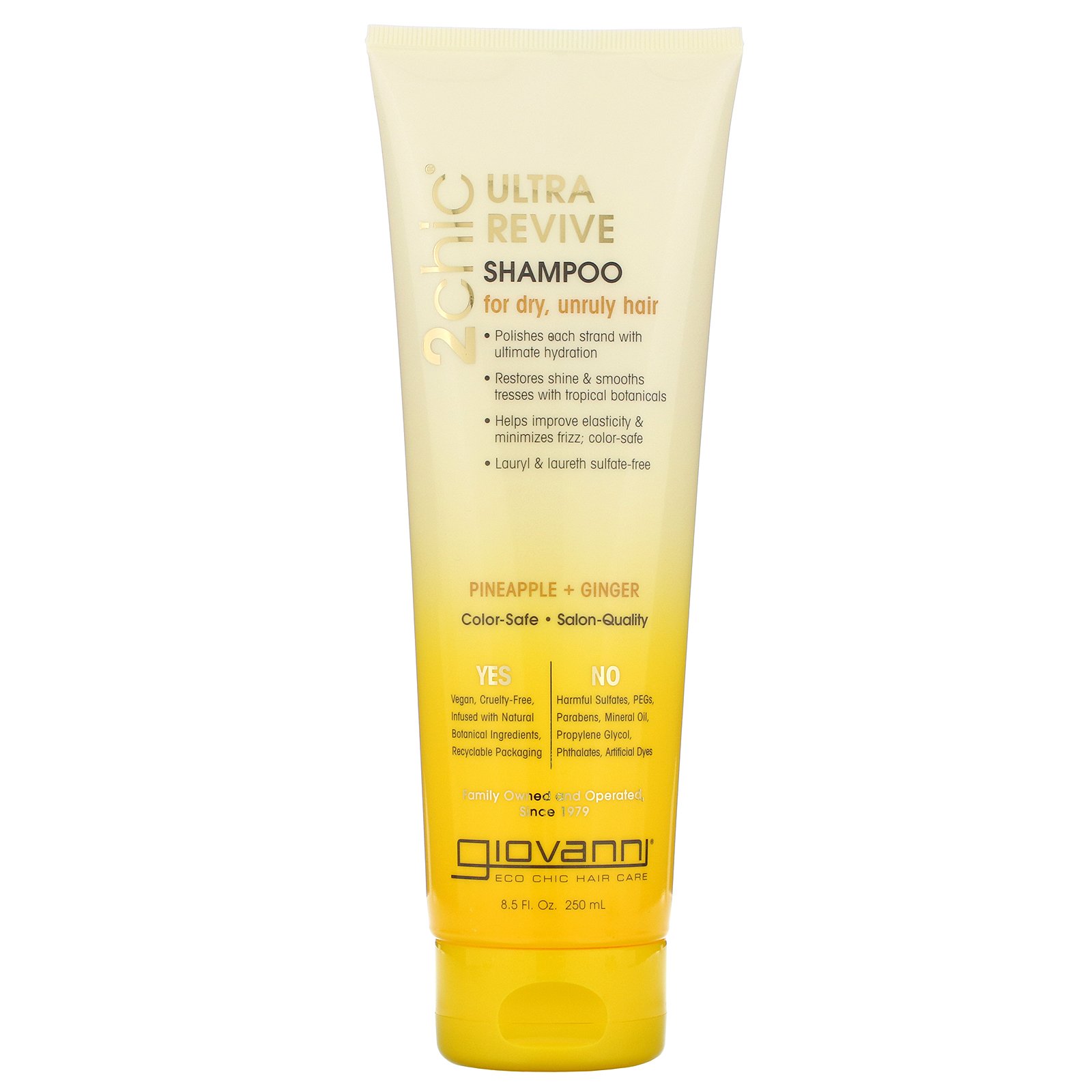 Comprar Giovanni, 2chic, Ultra-Revive Shampoo, for Dry, Unruly Hair, Pineapple & Ginger, 8.5 fl oz (250 ml)