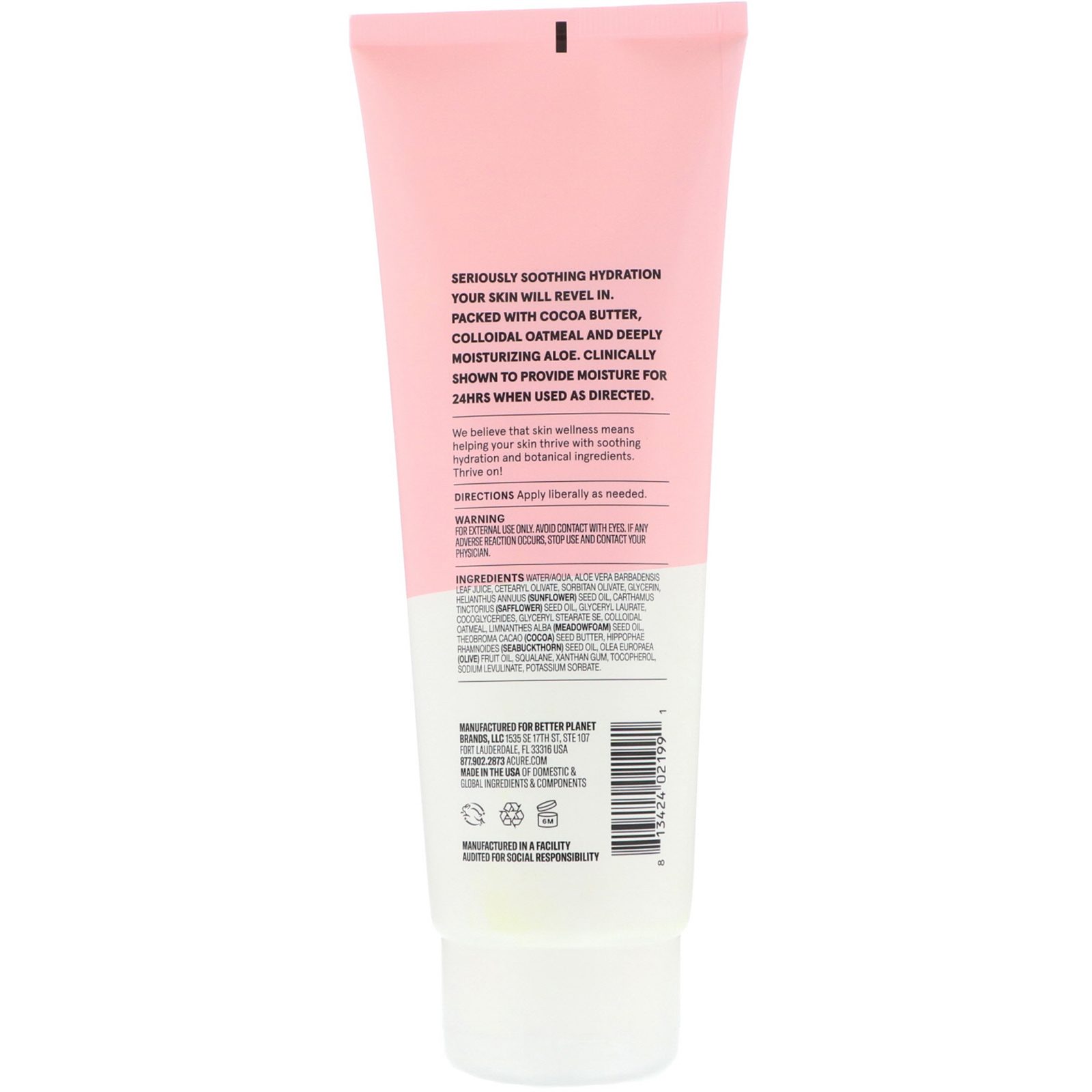 Comprar Acure, Loção Seriamente Suave com 24 Horas de Hidratação, 8 fl oz (236,5 ml) - Imagem 2