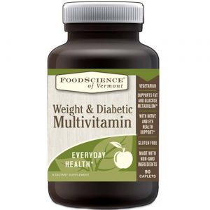 Comprar FoodScience of Vermont, Multivitamínico Peso e Diabético - 90 Cápsulas