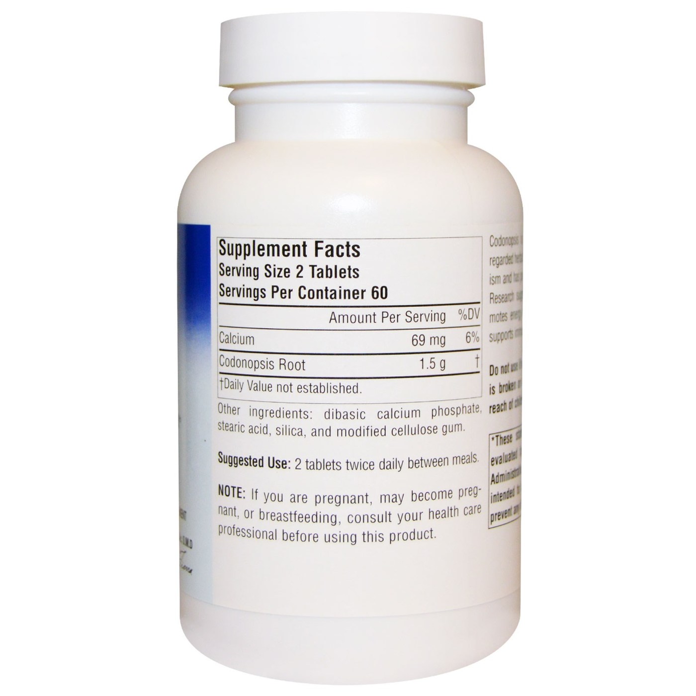 Comprar Planetary Formulas, Codonopsis 750 mg - 120 Tabletes - Imagem 2