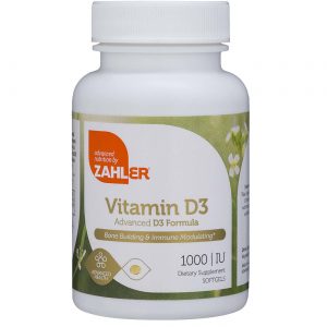 Comprar Vitamina D3 Fórmula Avançada 1.000 IU Zahler 250 Cápsulas em Gel