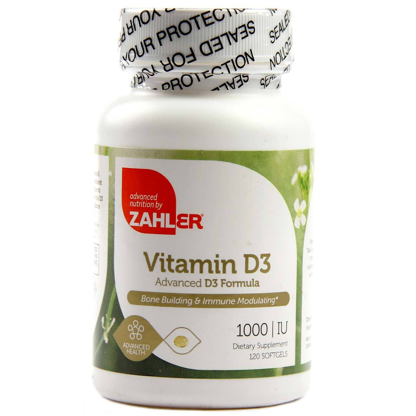 Comprar Zahlers, Vitamina D3 - 1000 IU 120 Cápsulas em Gel