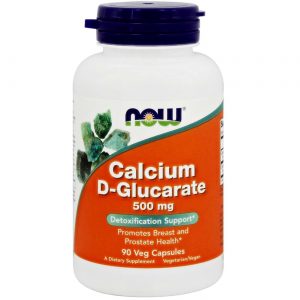 Comprar Now Foods, Cálcio D-Glucarato 500 Mg - 90 Cápsulas Vegetarianas