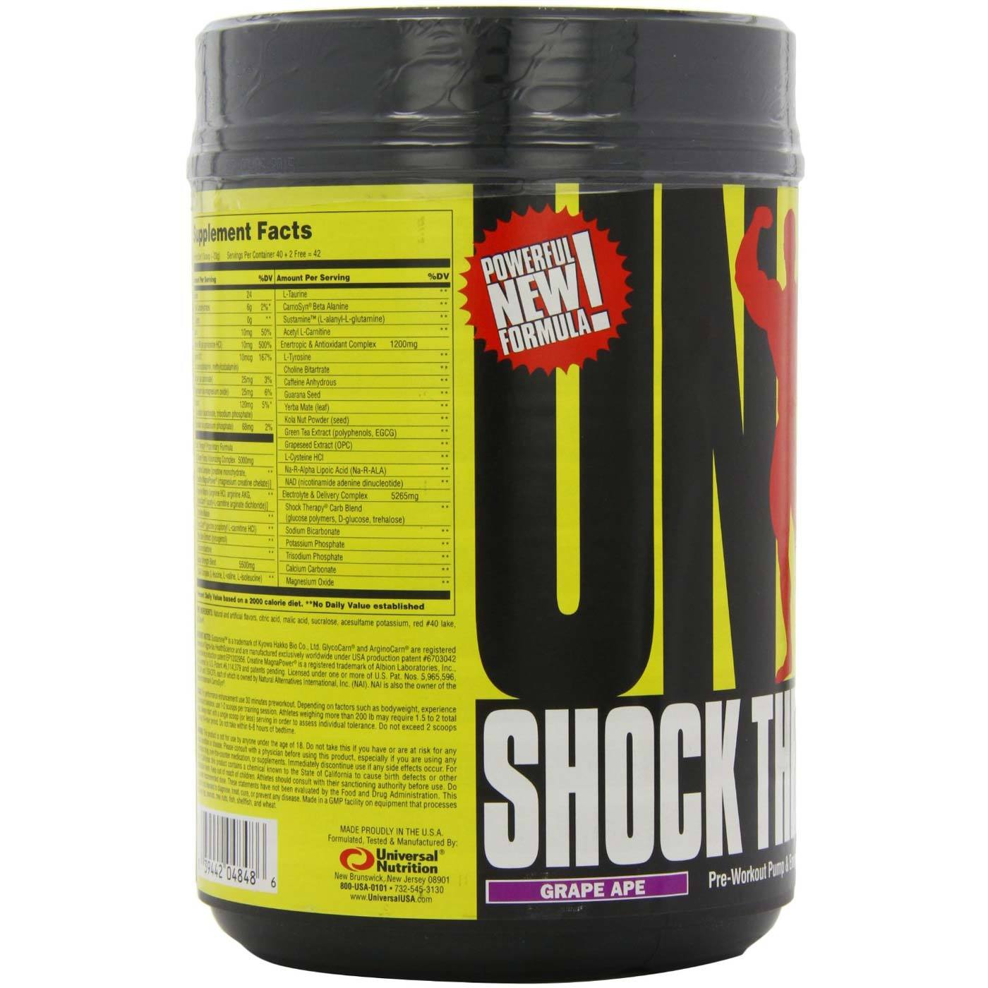 Comprar Universal Nutrition Shock Therapy, Upe uva - 1.8 lb - Imagem 3