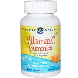 Comprar Nordic Naturals, Vitamina C Mastigável 250 mg - Sabor Tangerine -120 Gomas