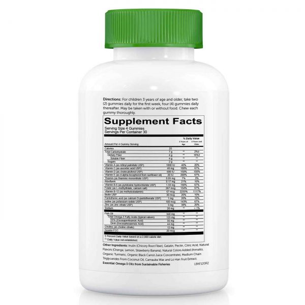 Comprar SmartyPants, Vitaminas Completa Kids + Fibra - 120 Gomas - Imagem 4