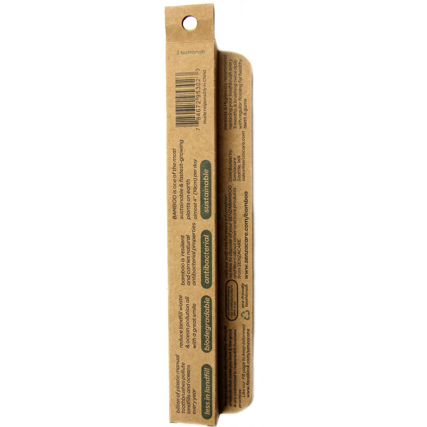 Comprar Senzacare, Escova de Dentes de Bambu Ultra Soft Adulto - 1 Unidade - Imagem 2