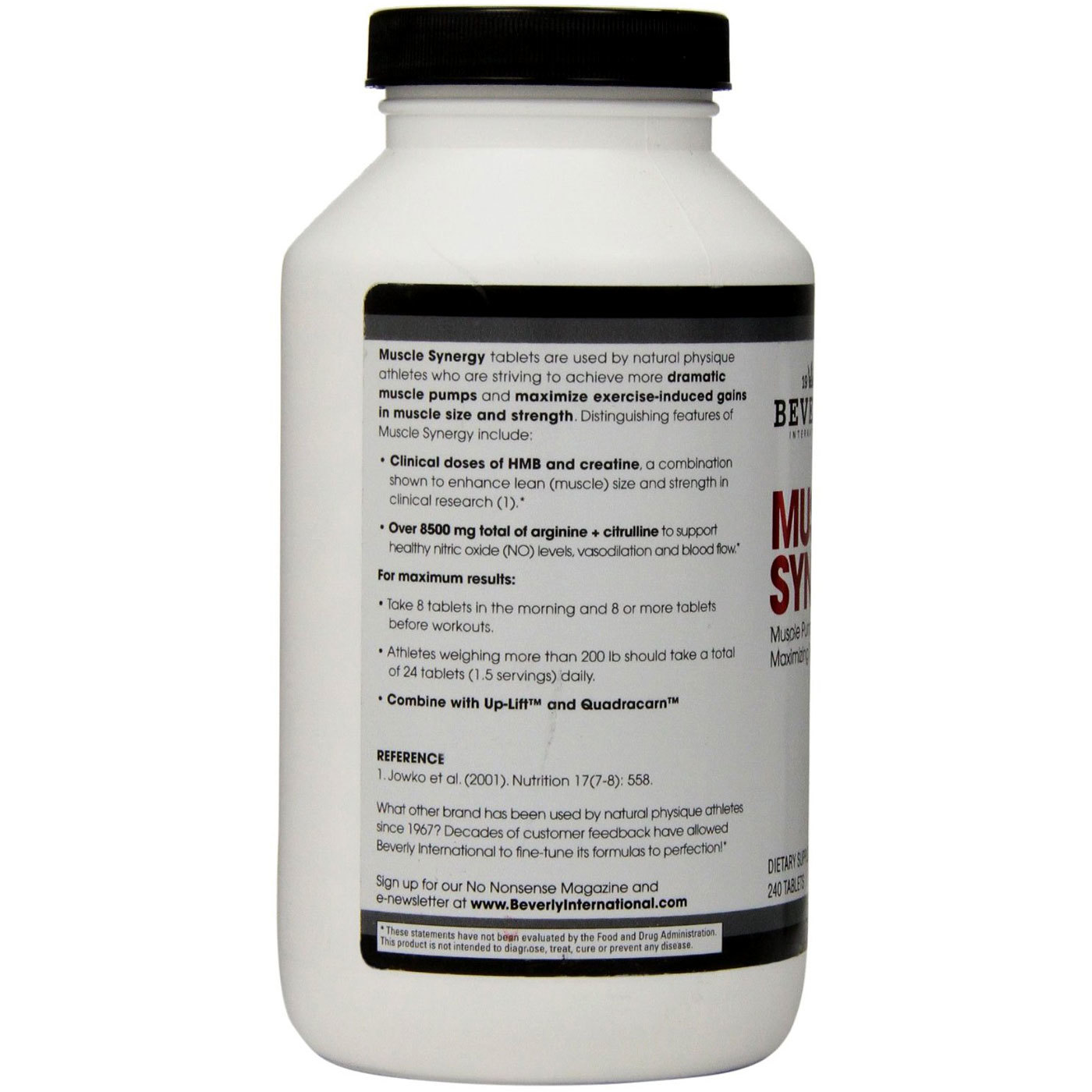 Comprar Beverly International Muscle Synergy - 240 Tabletes - Imagem 3