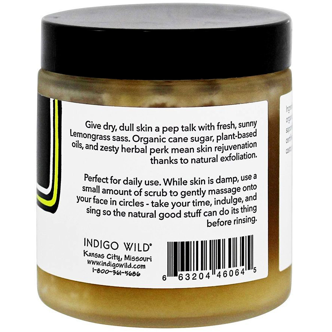 Comprar Indigo Wild Zum Face Sugar Facial Scrub, Limãograss - 5 oz - Imagem 3