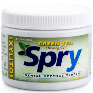 Comprar Xlear, Spry® Goma de Mascar, Chá verde - 100 Unidades