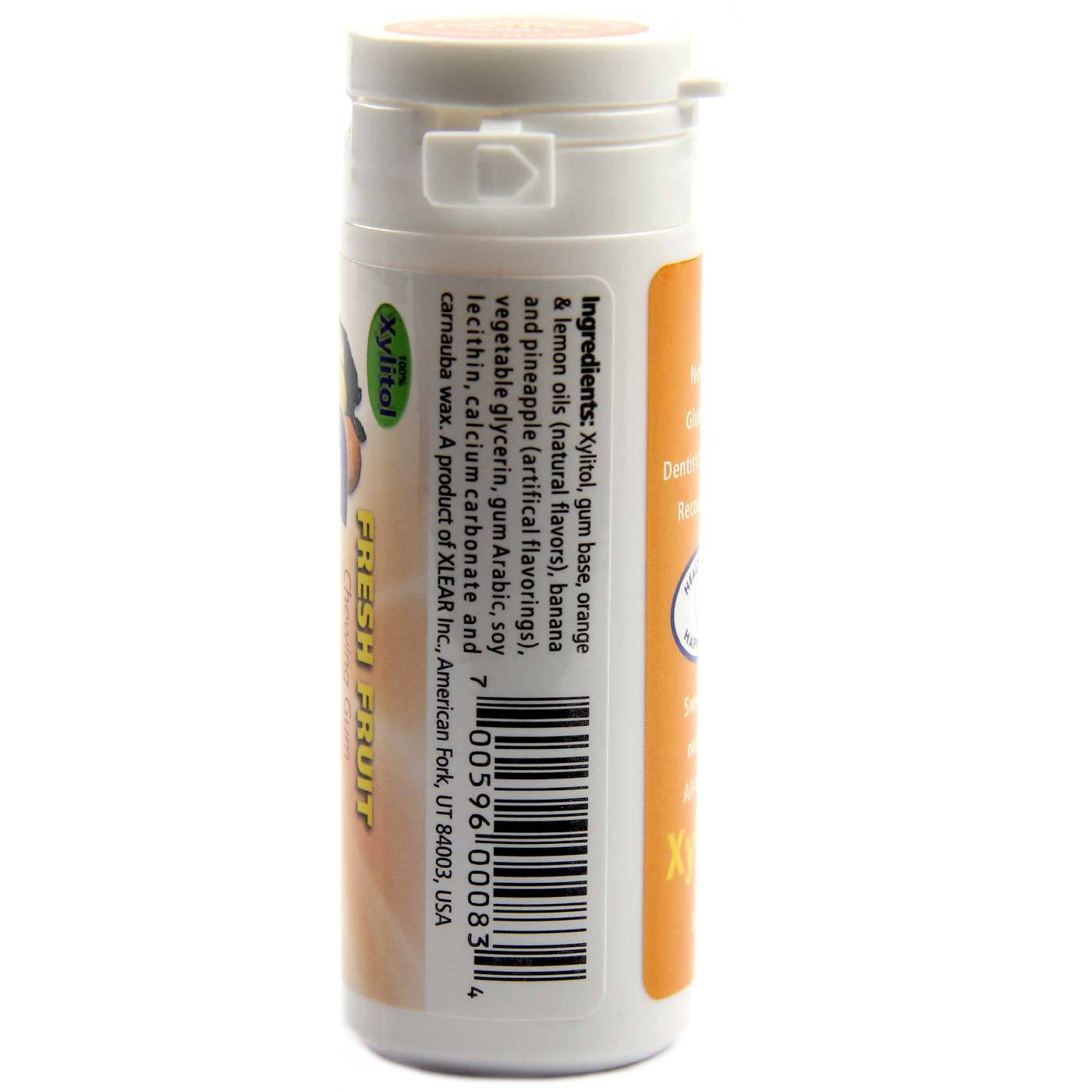 Comprar Xlear Spry Chewing Gum, Fruta fresca - 6 Pack, 30 Count - Imagem 2