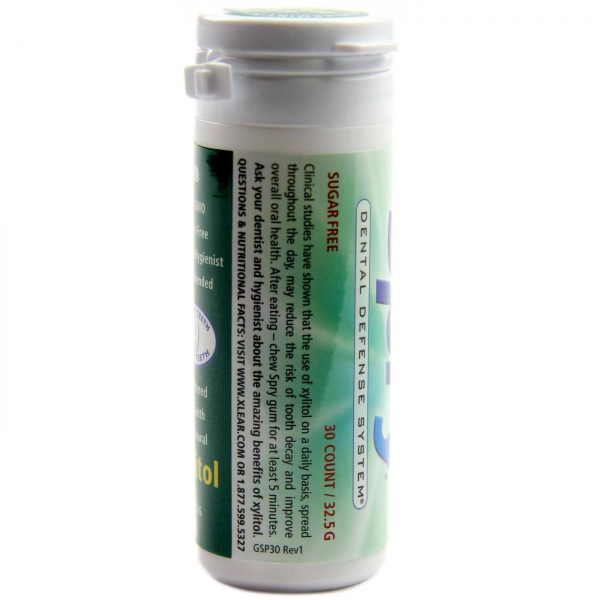 Comprar Xlear Spry Chewing Gum, Hortelã - 6 Pack, 30 Count - Imagem 4