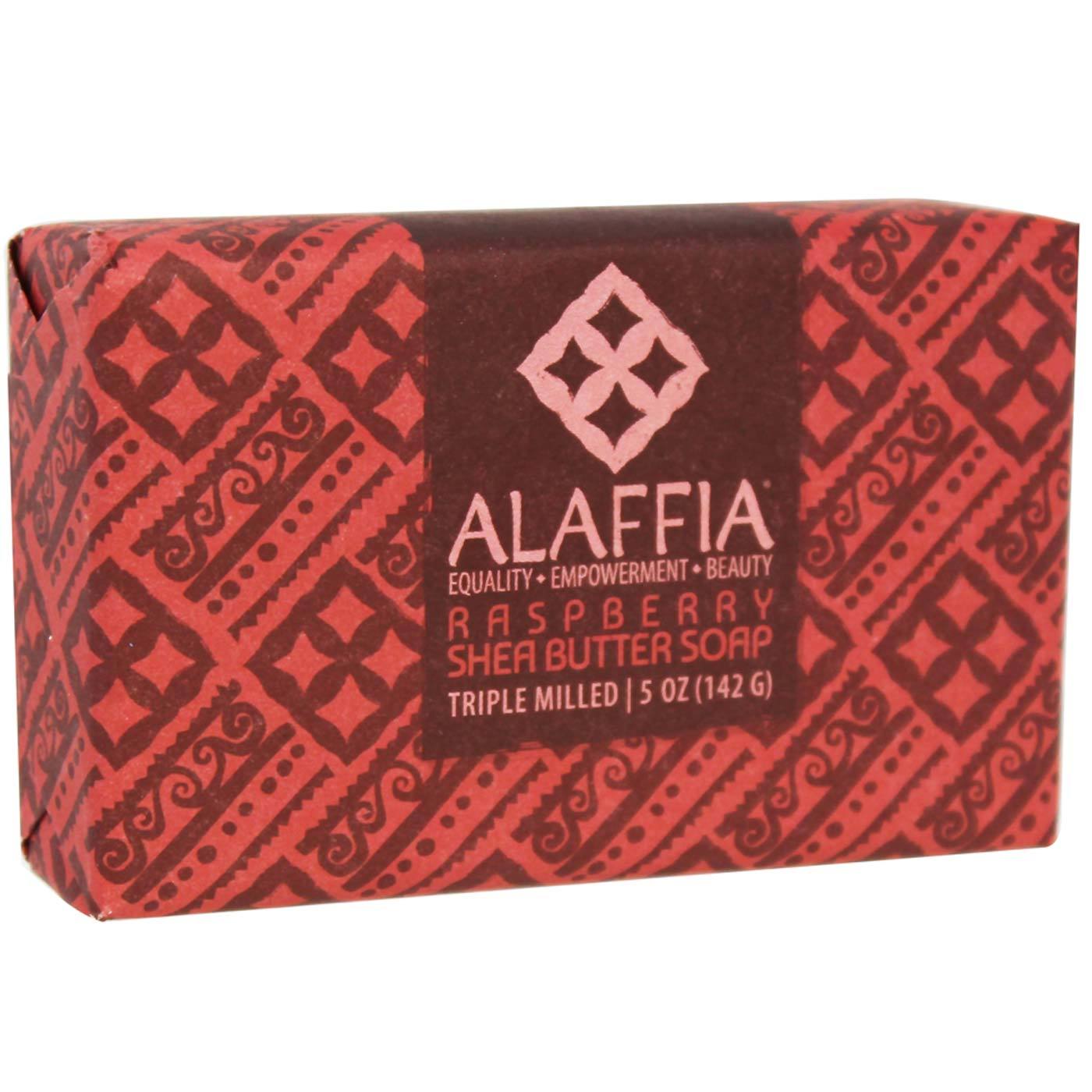 Comprar Alaffia Triple Milled Soap, Manteiga de karité de framboesa - 5 oz