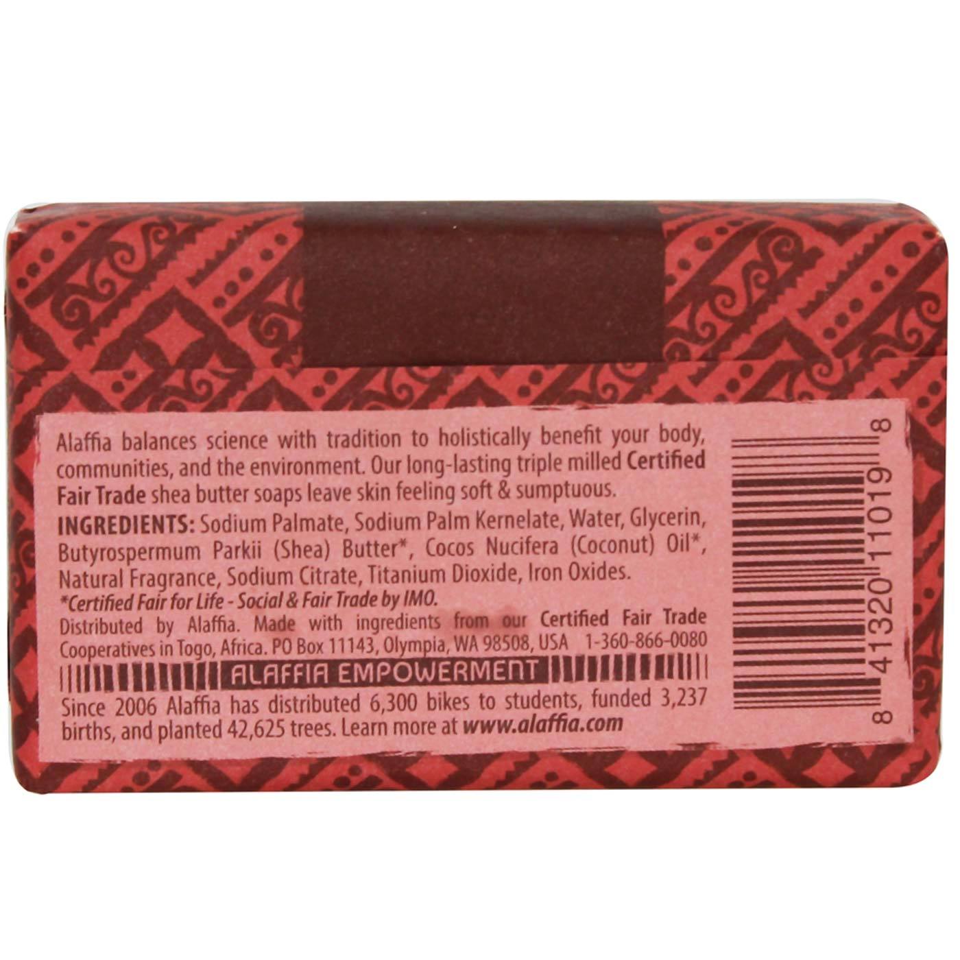 Comprar Alaffia Triple Milled Soap, Manteiga de karité de framboesa - 5 oz - Imagem 2