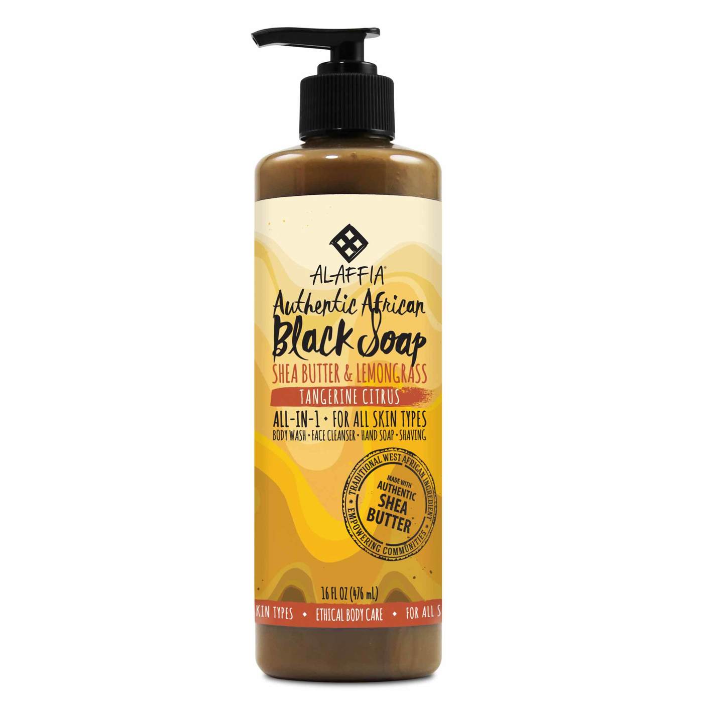 Comprar Alaffia Authentic Preto Soap, tangerina - 16 oz