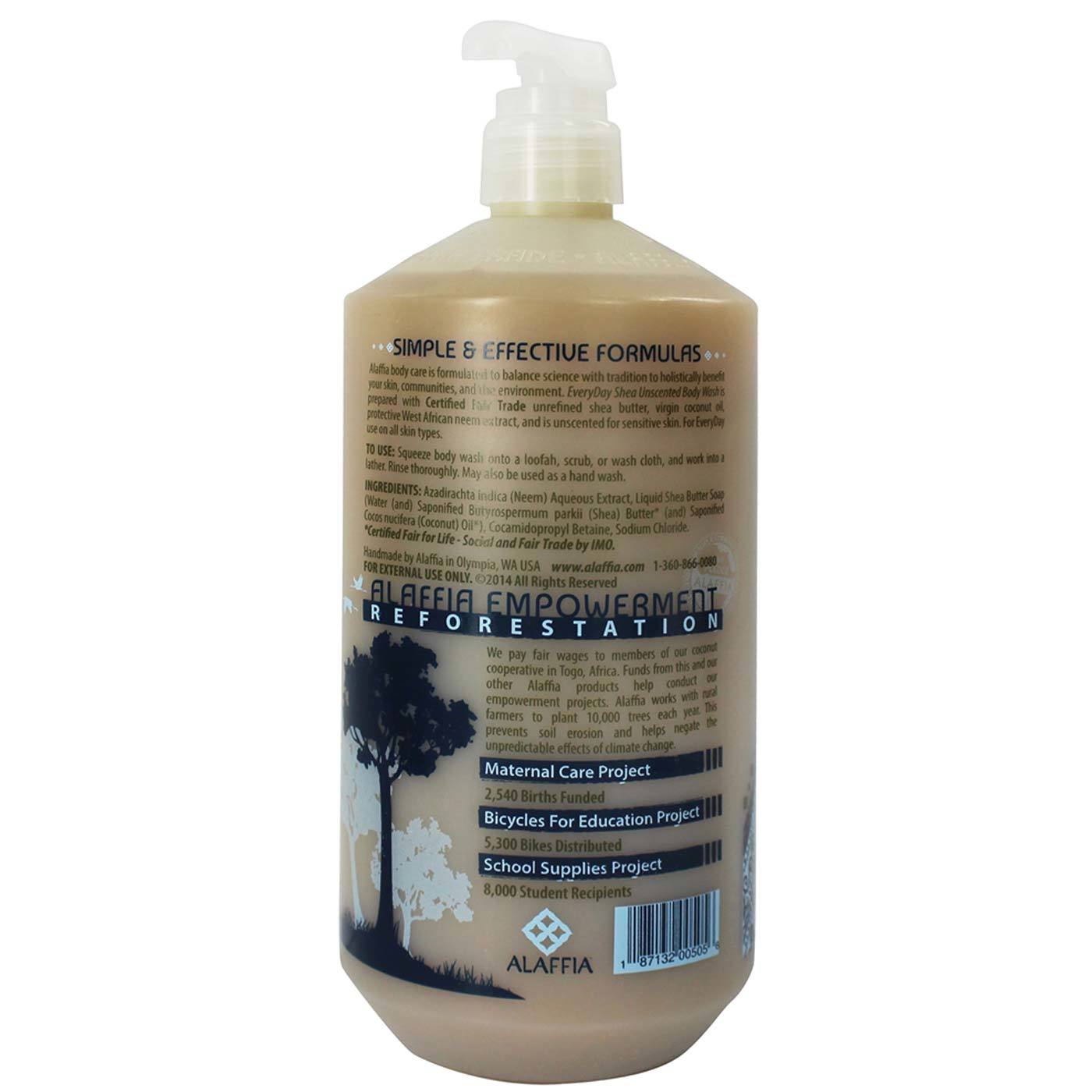 Comprar Alaffia, Sabonete Líquido para o Corpo - Sem Aroma - 32 oz (950mL) - Imagem 2