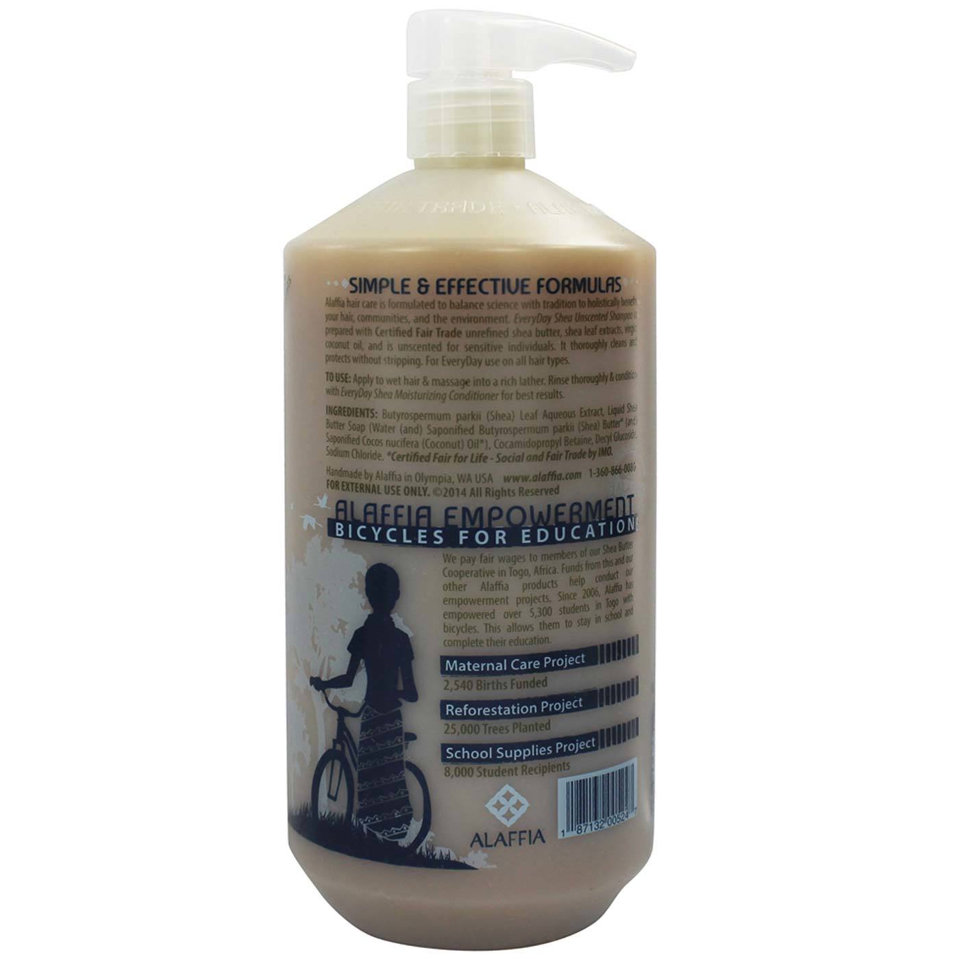 Comprar Alaffia, Shampoo Diário de Karité, Sem Fragrância - 950 ml (32 fl oz) - Imagem 2