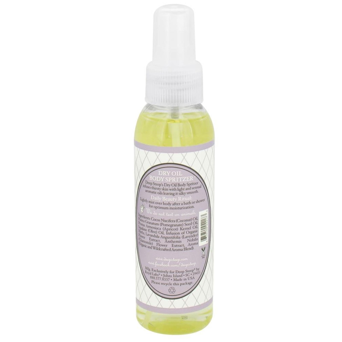 Comprar Deep Steep, Spritzer Corporal com Óleo Seco - Camomila e Lavanda - 118mL (4 fl oz) - Imagem 2