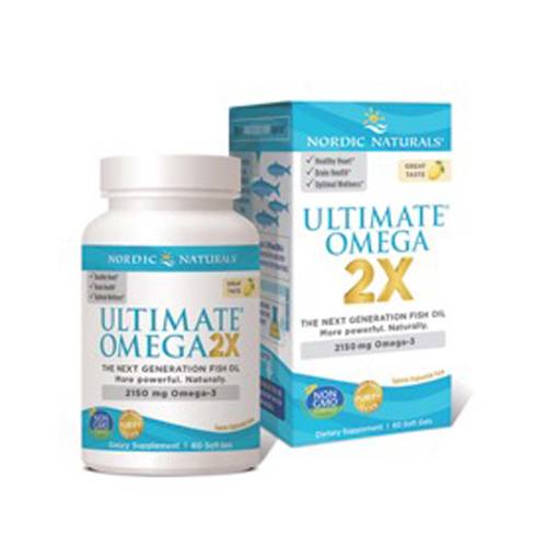 Comprar Nordic Naturals, Ultimate Omega 2X, Limão - 2150 mg - 60 Cápsulas em Gel