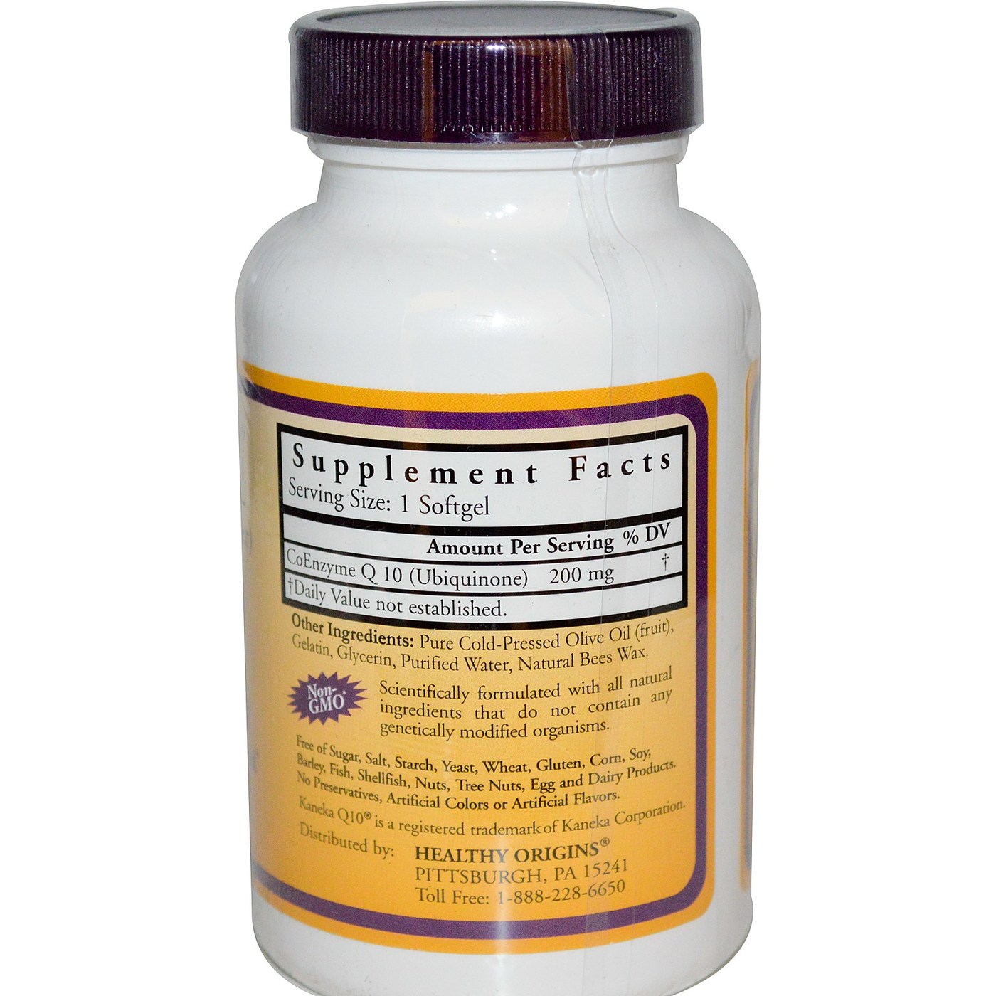 Comprar Healthy Origins, CoQ10 200 mg - 60 Cápsulas em Gel - Imagem 2