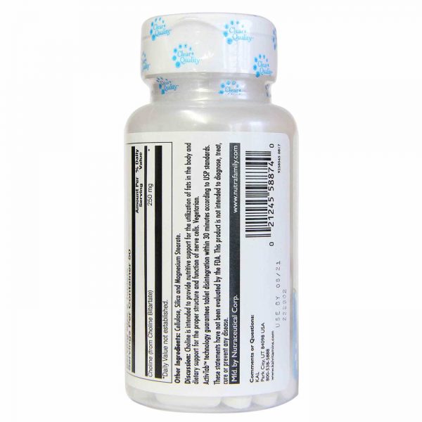 Comprar Kal, Colina 250 mg - 100 Tabletes - Imagem 4