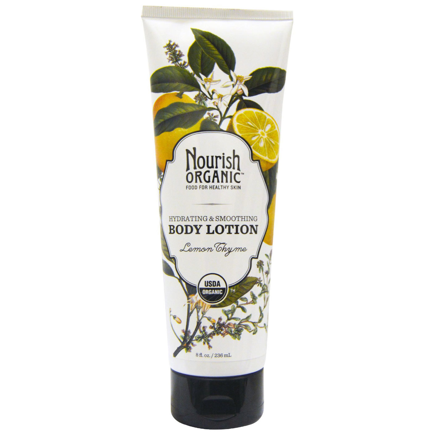Comprar Nourish Orgânico Hydrating and Smoothing Hidratante Corporal, Tomilho de limão - 8 fl oz