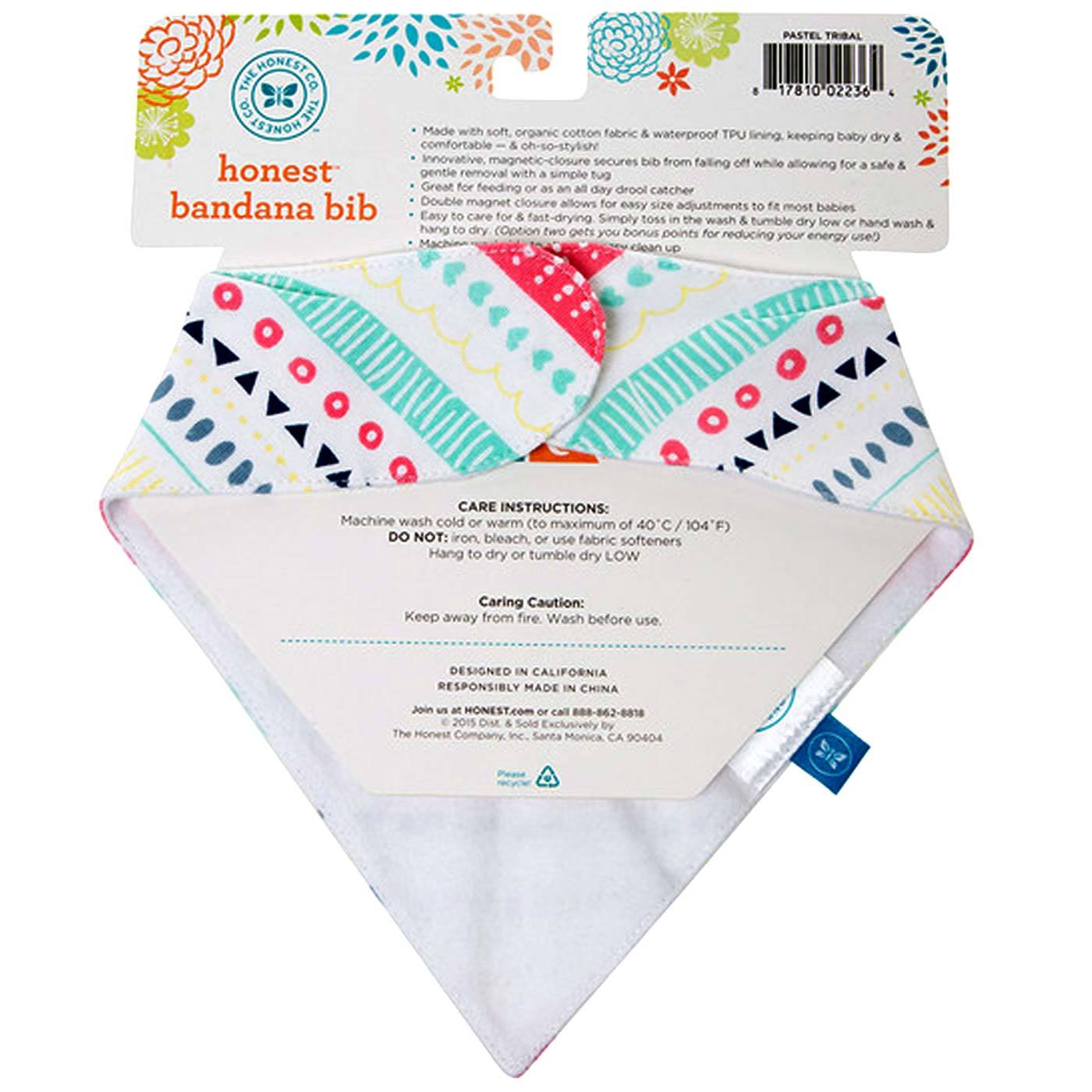 Comprar The Honest Company, Babador Bandana, Tribal Pastel - Toddler - Imagem 2