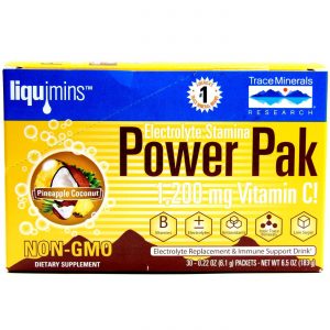 Comprar Trace Minerals Research Electrolyte Stamina Power Pak, Abacaxi De Coco - 30 Packets