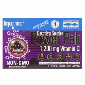 Comprar Trace Minerals Research Electrolyte Stamina Power Pak, Concord Grape - 32 packets