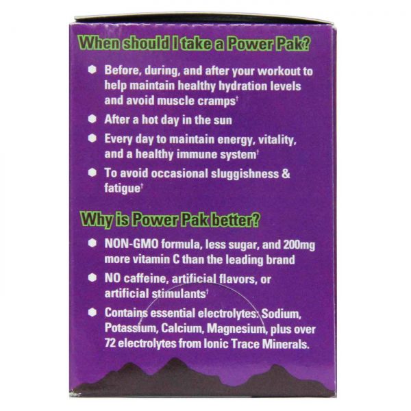Comprar Trace Minerals Research Electrolyte Stamina Power Pak, Concord Grape - 32 packets - Imagem 4