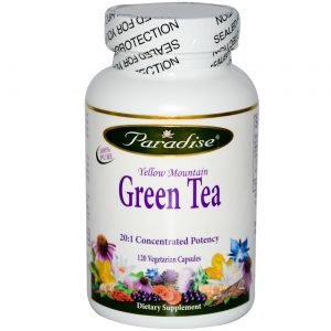 Comprar Paradise Ervas Yellow Mountain Chá Verde Extract - 120 Cápsulas Vegetarianas