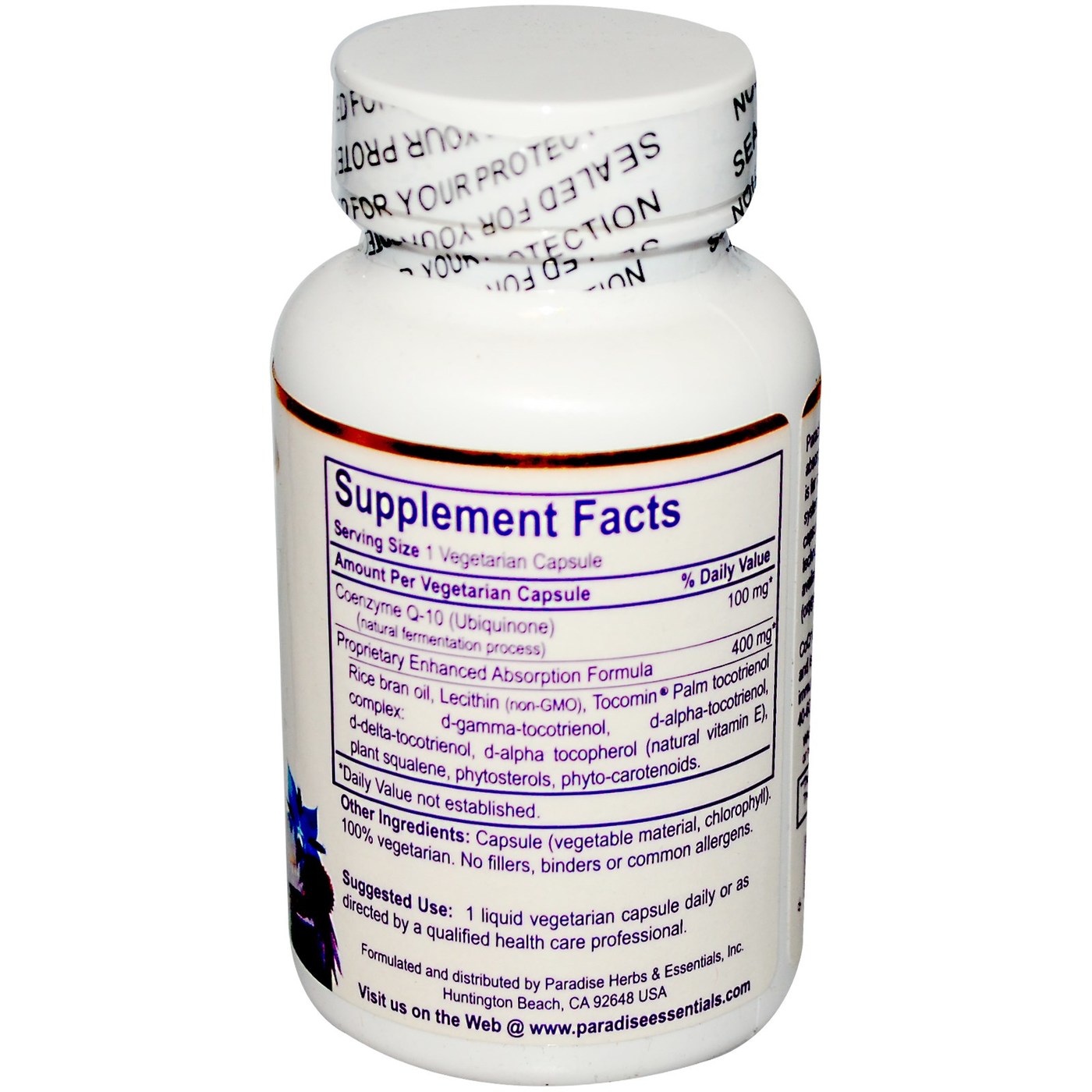 Comprar Paradise Ervas CoQ10 - 100 mg - 30 Liquid Veggie Cápsulas - Imagem 2