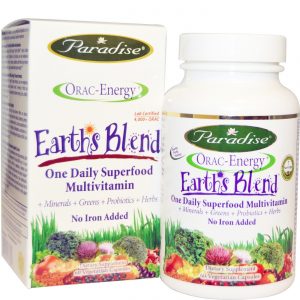 Comprar Paradise Herbs, MultiVitaminíco Earth's Blend - 60 Cápsulas Vegetais